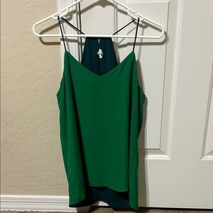Express Green Reversible Camisole Top